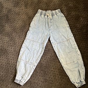 Zara denim jogger XS